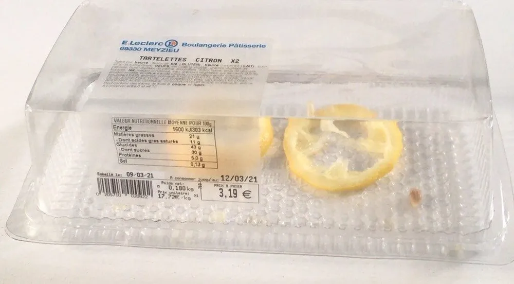 Tartelette citron