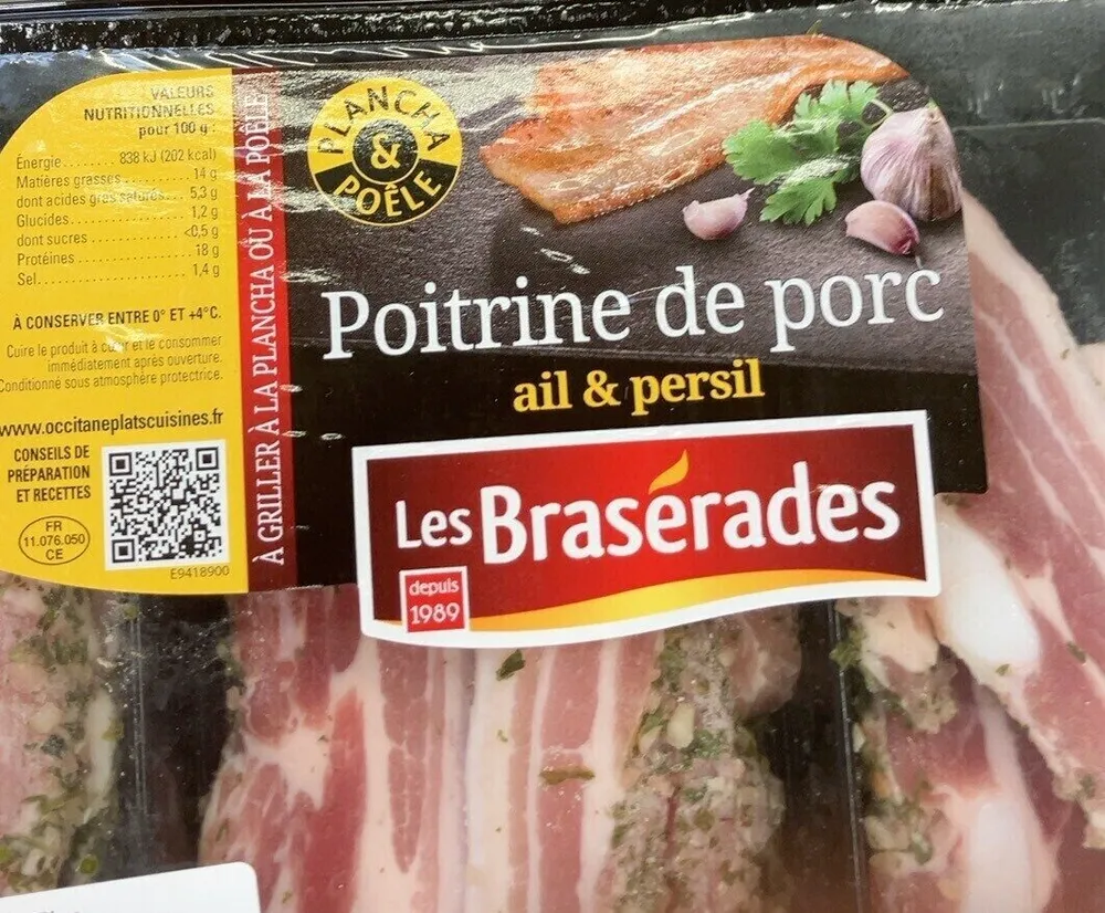 Poitrine de porc