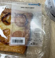 Bande feuilleté abricot