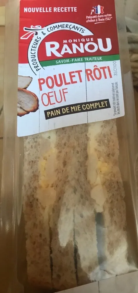 Poulet Rôti Oeuf