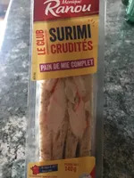 Surimi crudités
