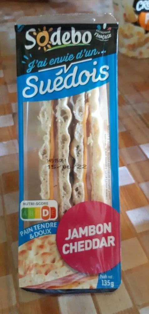 Suédois jambon et cheddar