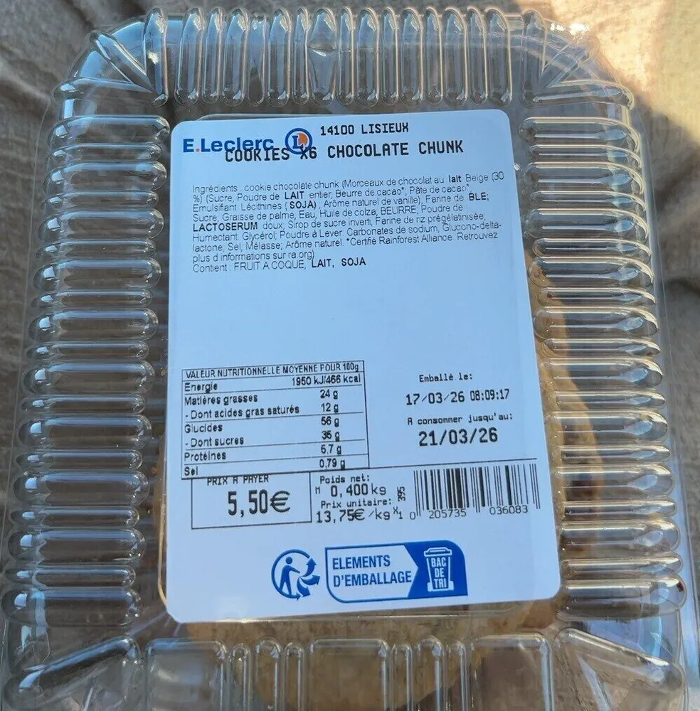 Cookies chunk