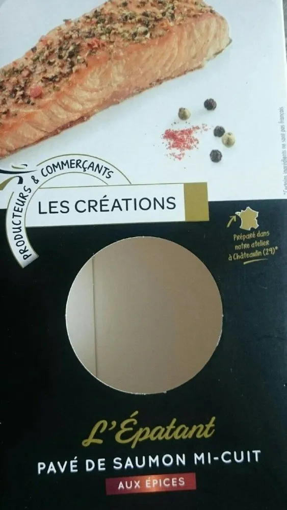 Pavé de saumon mi-cuit