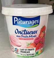 Onctueux aux fruits mixés