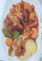 Poulet façon coq au vin