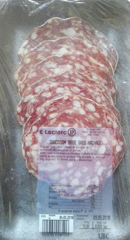 Saucisson Bride Gros Hachage