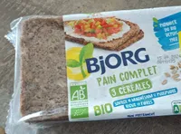 Pain complet 3 cereales bio