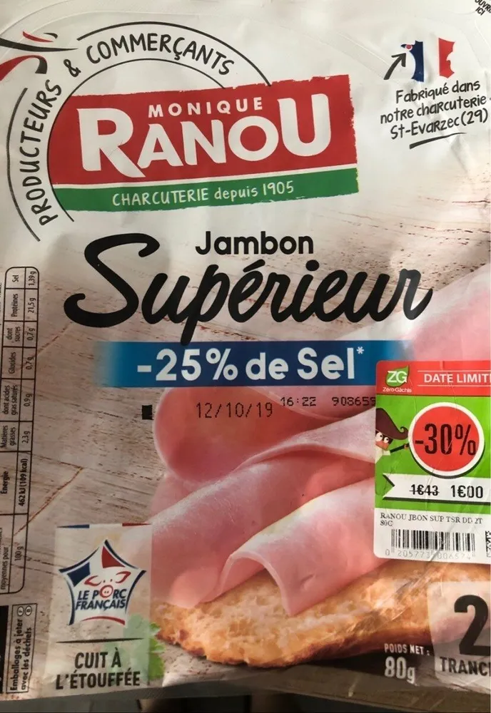 Jambon superieur