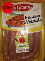 saucisses de volaille