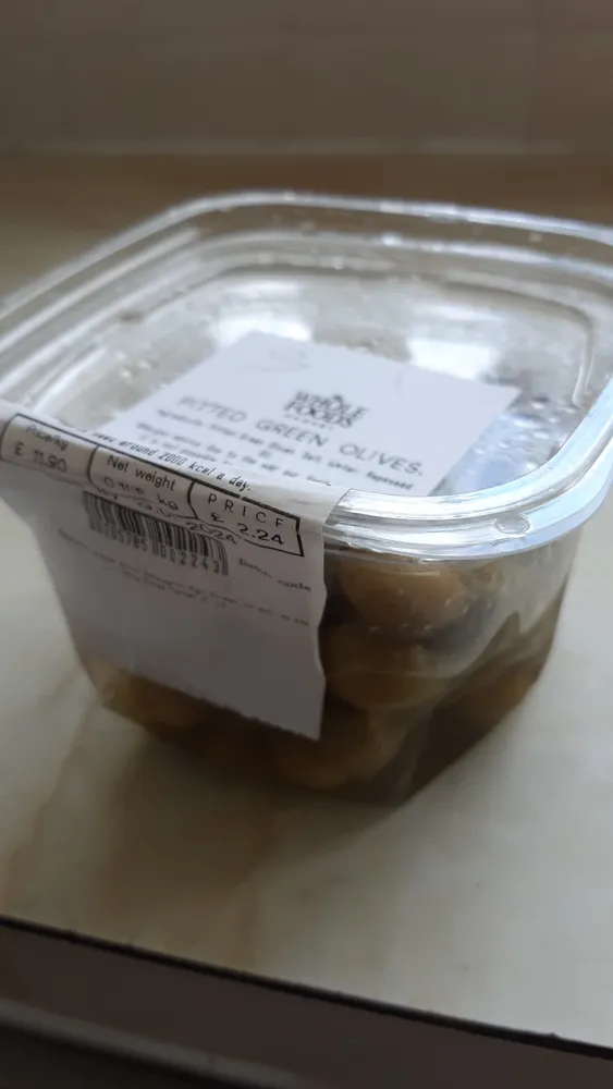 Pitted Green Olives