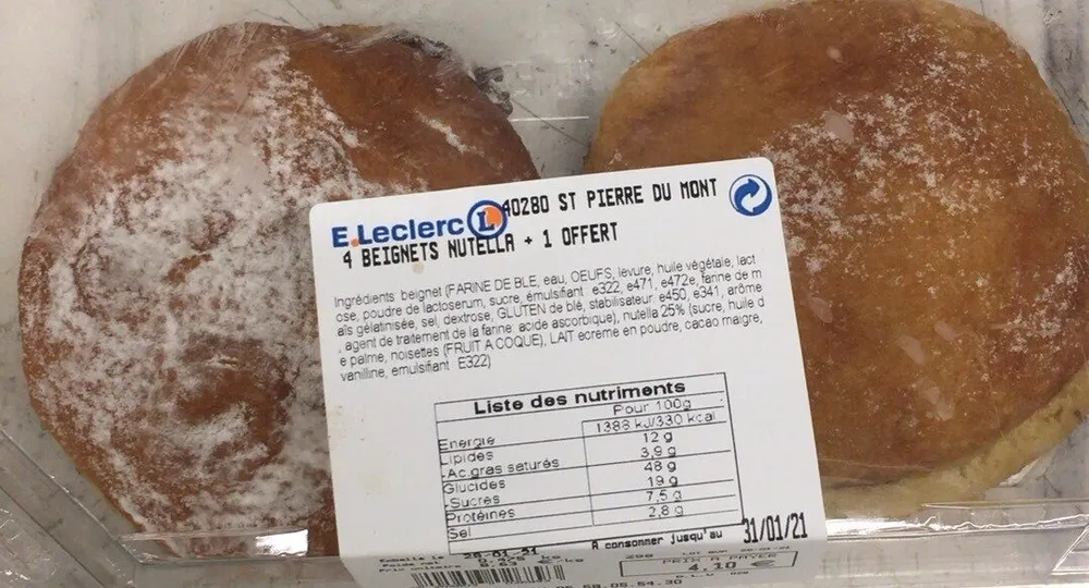 Beignet nutella