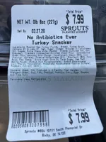Turkey snacker