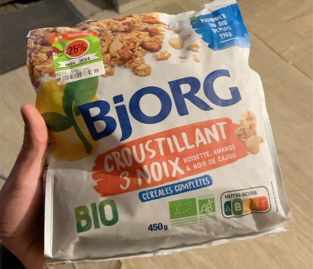Croustillant 3 noix