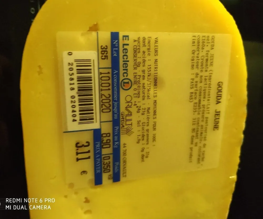 Gouda jeune
