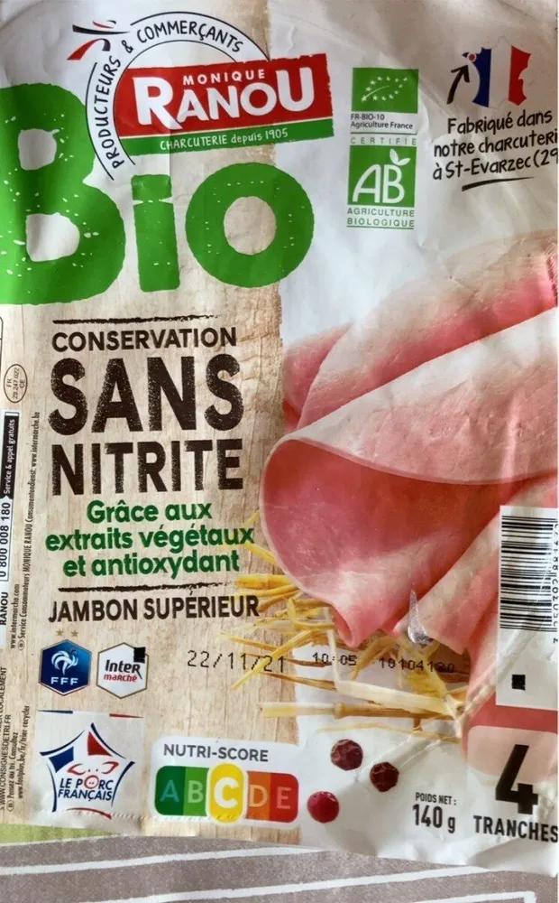 Jambon supérieur bio