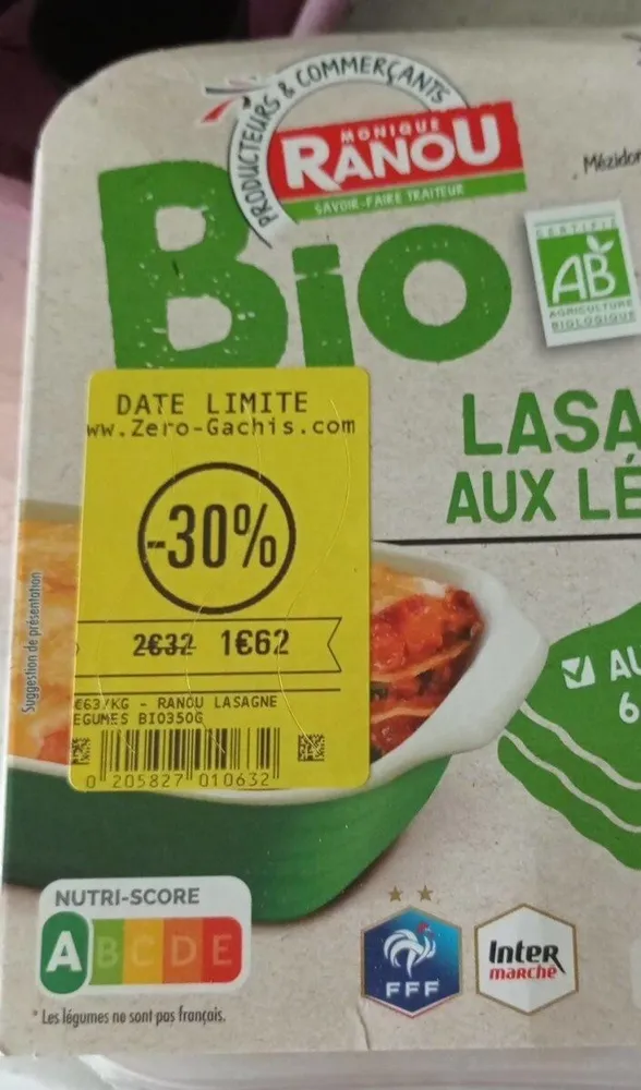Lasagnes aux légumes