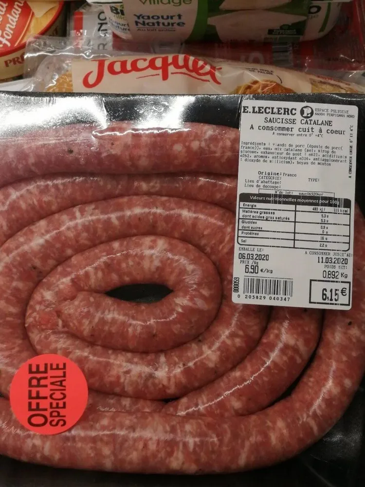 Saucisse catalane