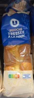 Brioche tressée a la main