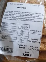 Pain de maïs