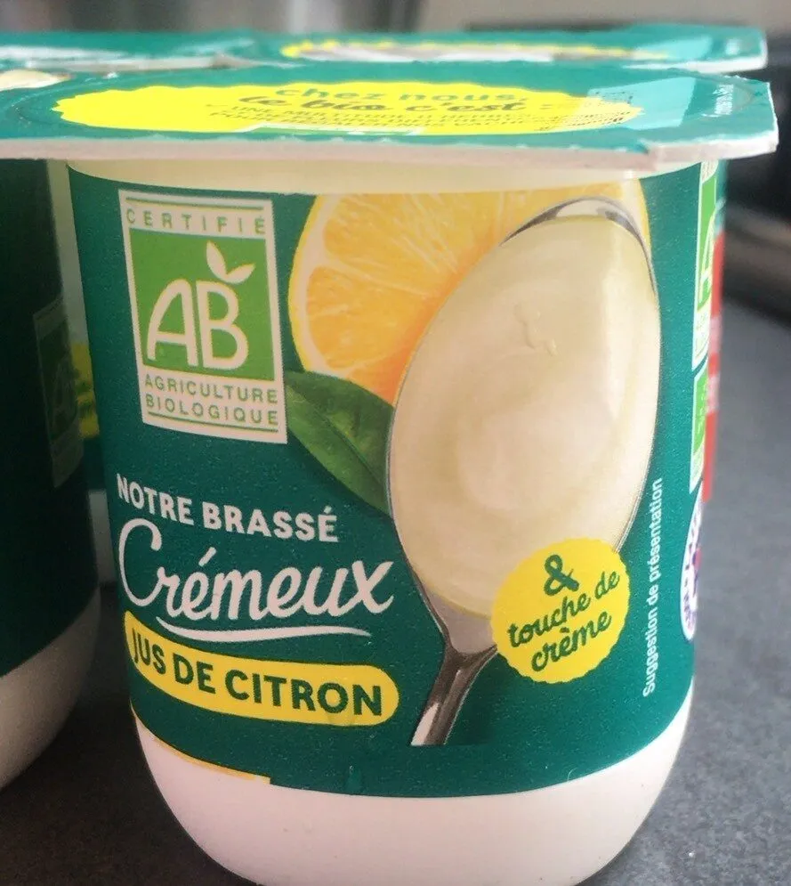 Brassé cremeux jus de citron