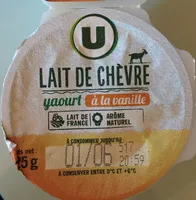 Yaourt lait de chevre vanille