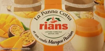 Panna cotta coulis mangue passion
