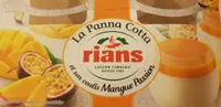 Panna cotta coulis mangue passion