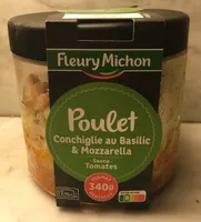 Poulet Conchiglie au Basilic et Mozzarella