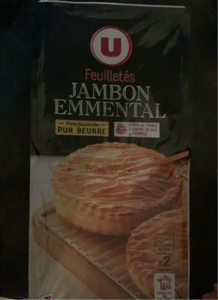 Feuilletés jambon emmental