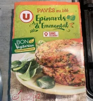 Pavés au blé epinards et emmental