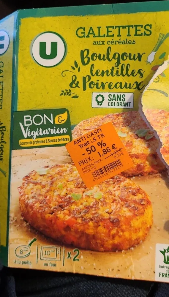 Galettes aux céréales