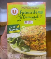 Pavés au blé epinards et emmental