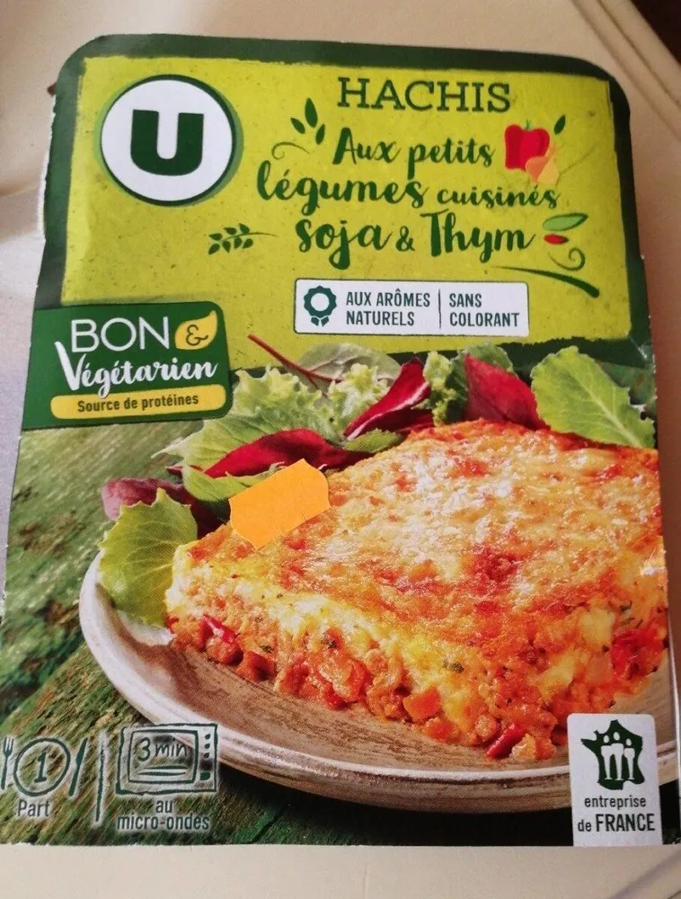 Hachis aux petits légumes soja & thym