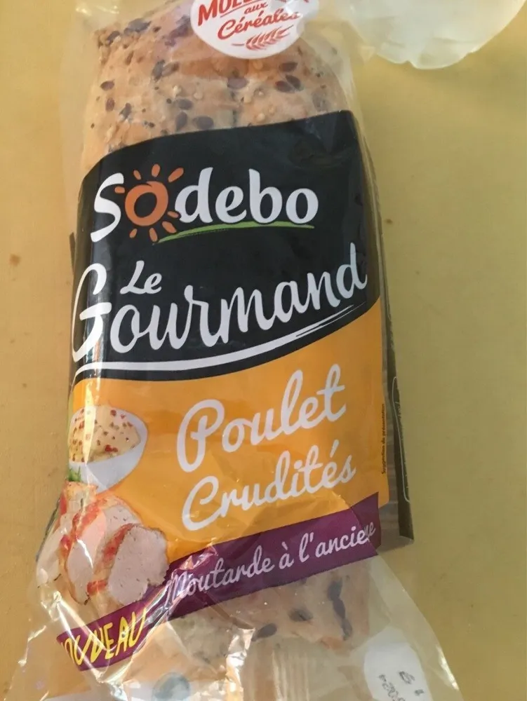 Le gourmand poulet crudites