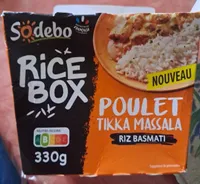Poulet tikka massage Rice box