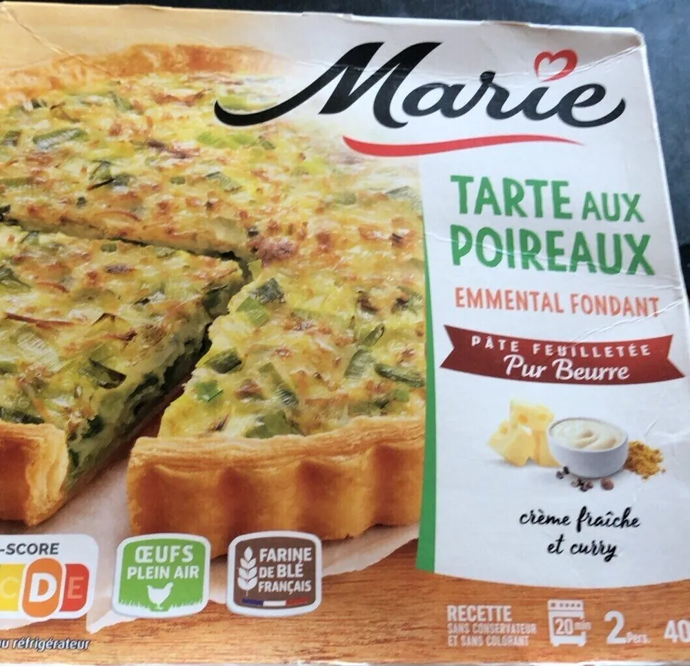 Tarte aux poireaux