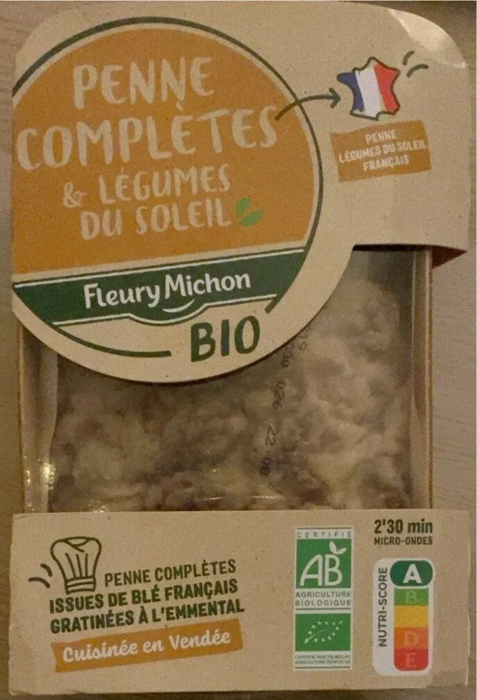 Penne complètes & Légumes du soleil