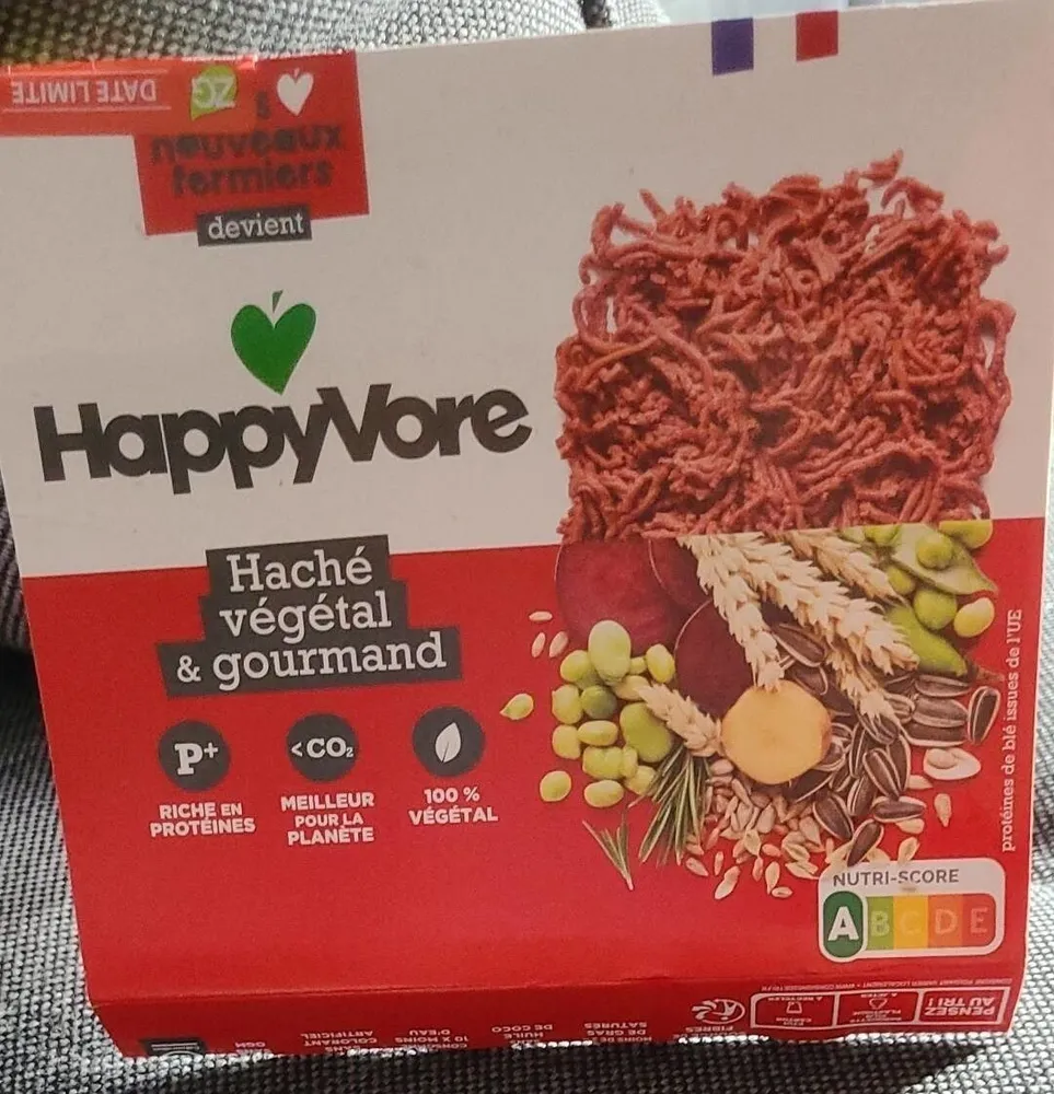 Haché végétal et gourmand