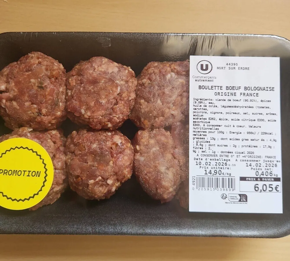 Boulette Bœuf Bolognaise