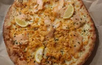 Pizza saumon fumé