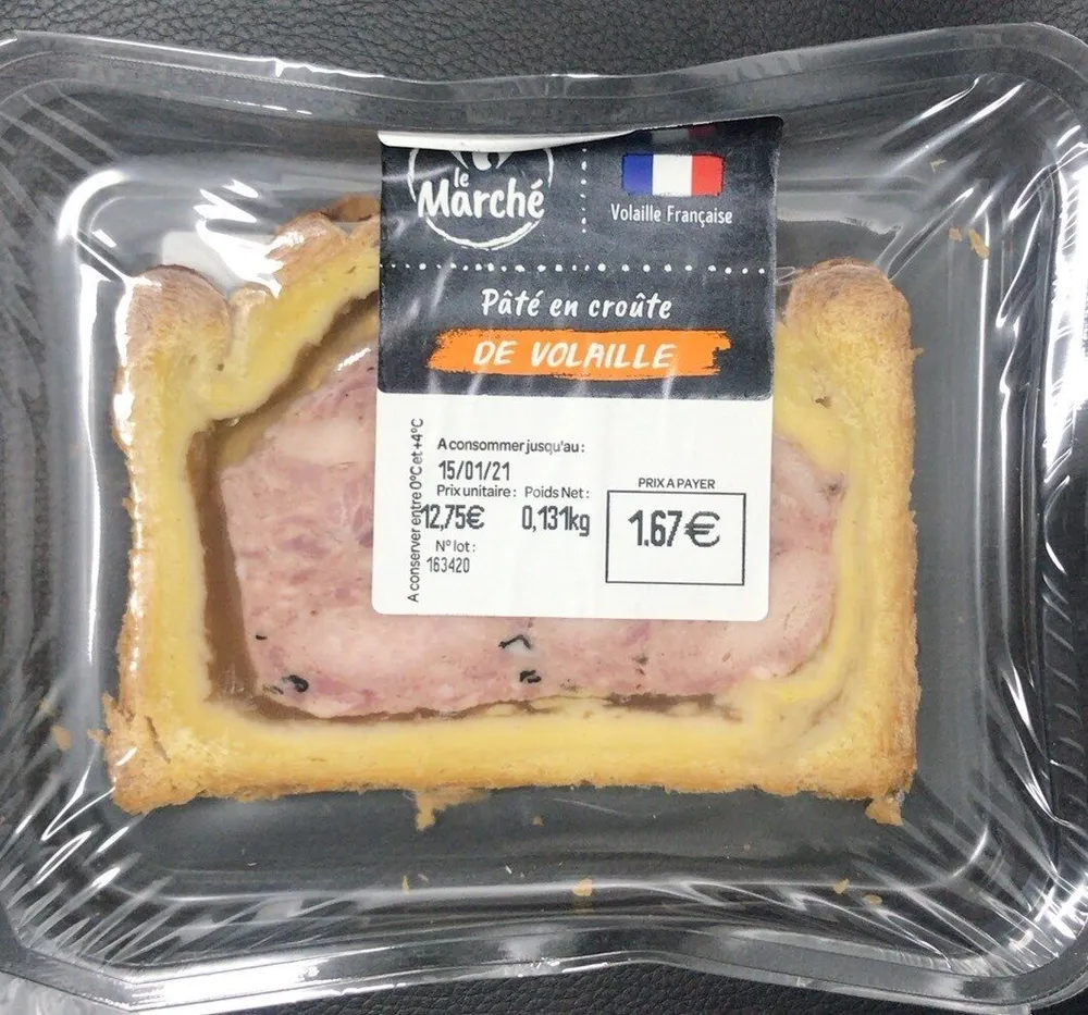 Pâté en croute de volaille