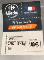 Pate en croute de volaille
