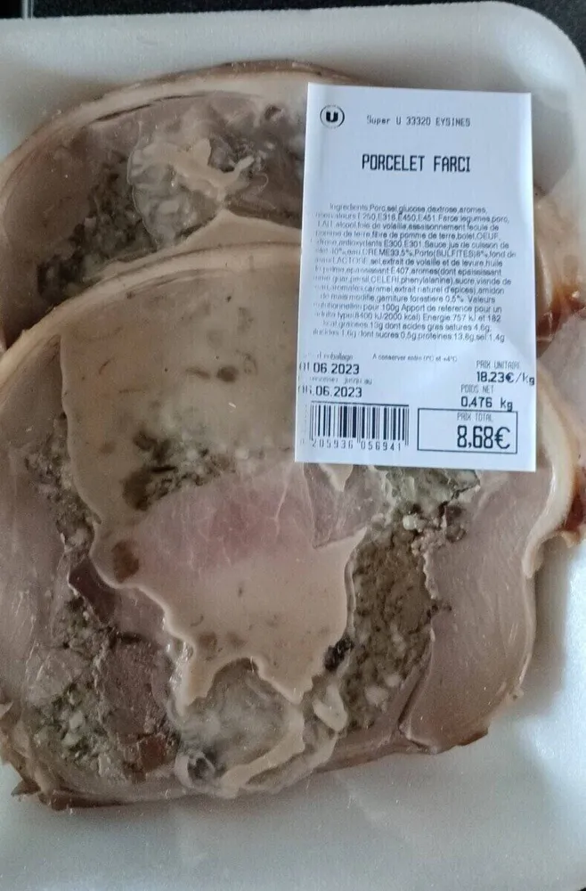 Porcelet farci
