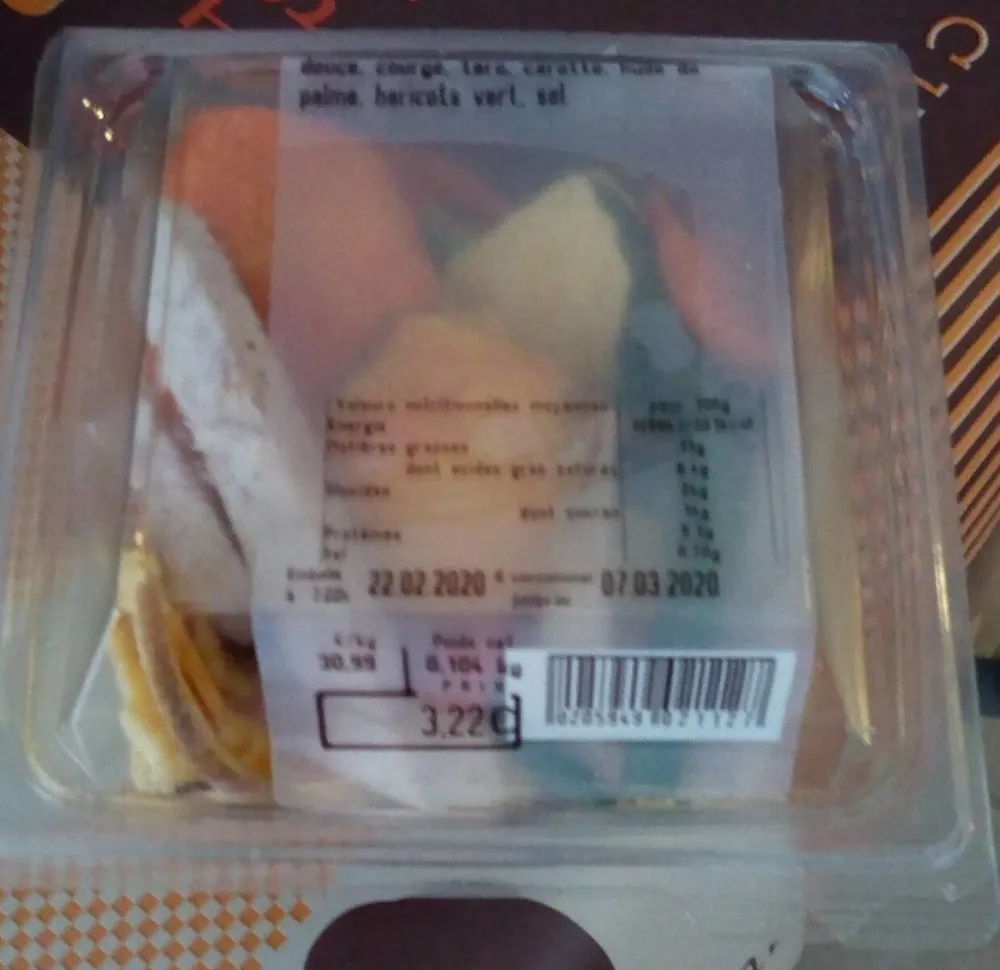 CHIPS DE LEGUMES