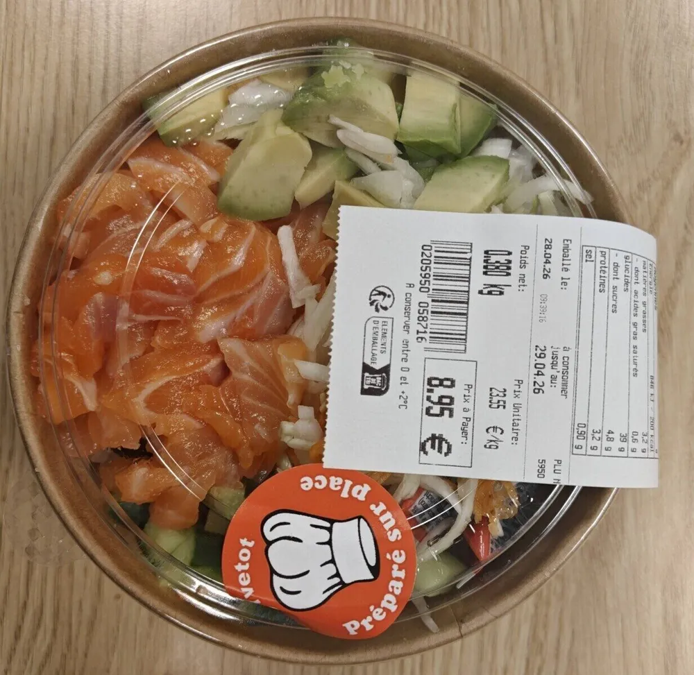 Poke bowl saumon