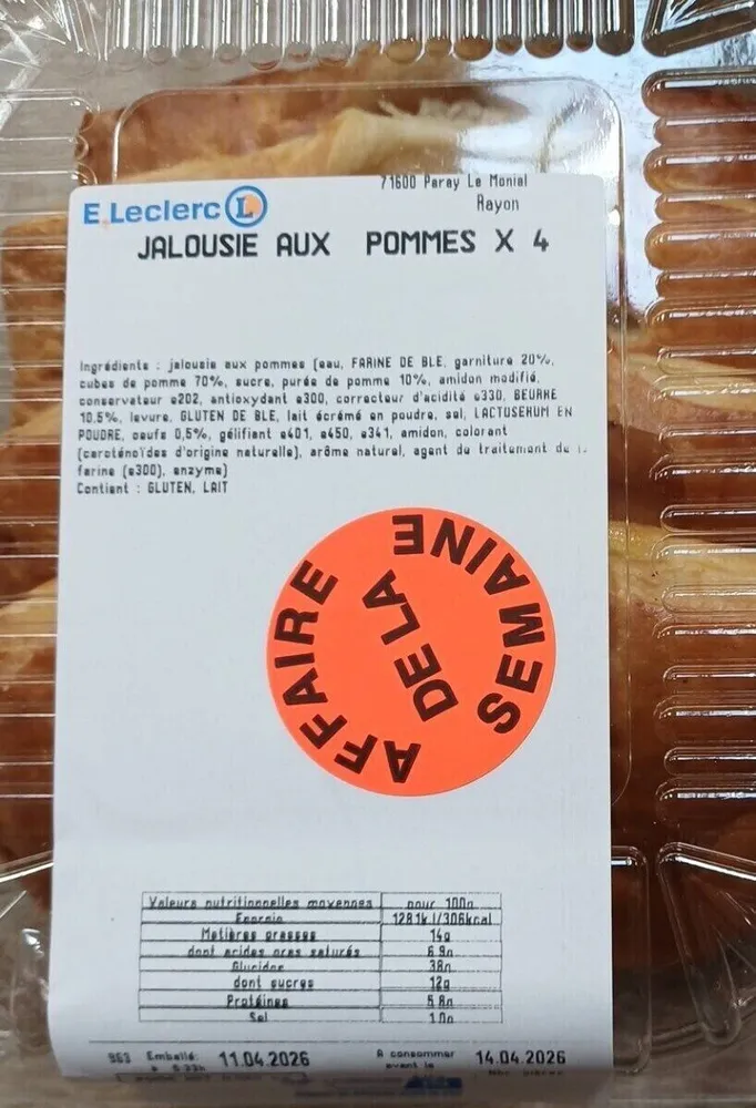 Jalousie aux pommes