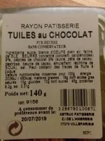 TUILES AU CHOCOLAT