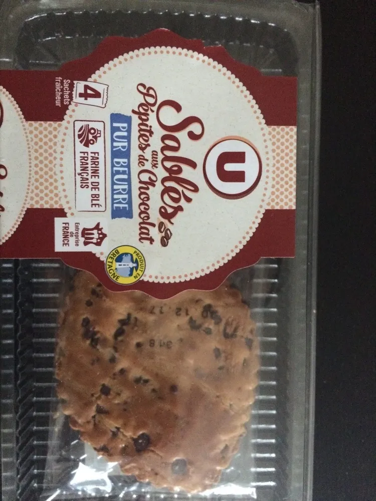 Sablés aux pépites de chocolat