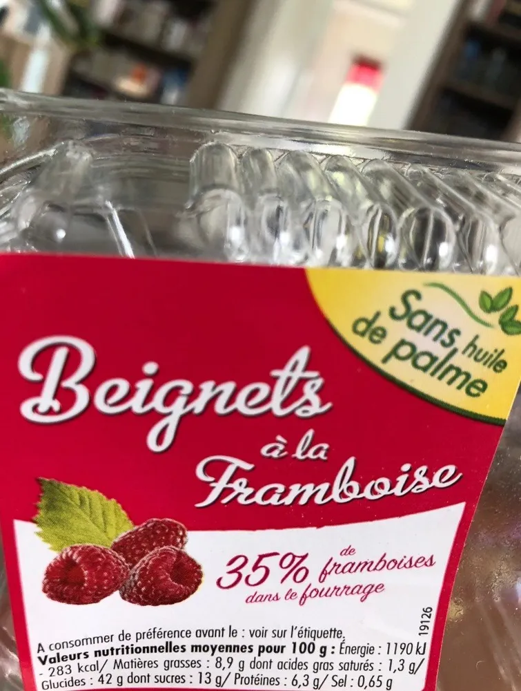 Beignet framboise decongele